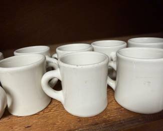 vintage restaurant coffee mugs