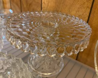 cake stand with rum hole