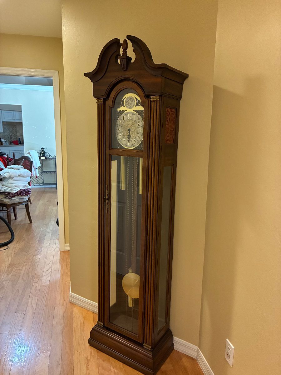 Temps Fugit Pearl Grandfather Clock