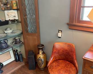 One of pr mid century chairs 