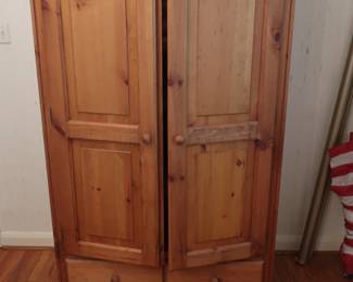 $295.00    Pine  wardrobe     