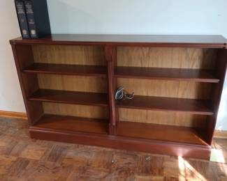 $125.00     double  bookcase  13 1/2"  x  72'  x 42"  tall
