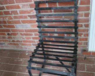 100.00  pair of iron chairs