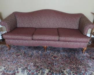 $295.00     camelback  sofa     80"  x  35"