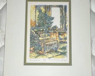 Daydreams Lithograph by Marcy Shear Woese