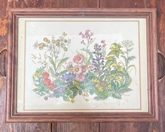 Pimpernel Botanical Print Serving Tray