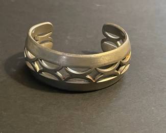 Colonial Pewter Boardman Cuff Bracelet