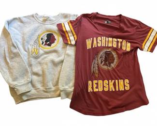 Washington Redskins Vtg T-Shirt and Sweatshirt