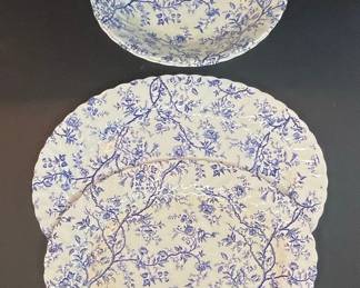 Johnson Bros Old Bradbury Ironstone Plates and Bowl