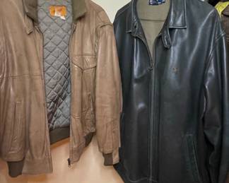 Vtg Leather Jackets - Polo by Ralph Lauren and Merona