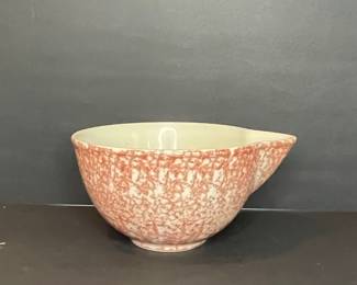 Vintage Spongeware Gravy Boat