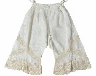 Antique Lace Trimmed Bloomers