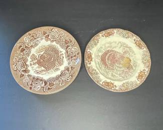 Wood & Sons "Autumn Monarch" Plate and Johnson Brothers "Autumn Monarch" Plate