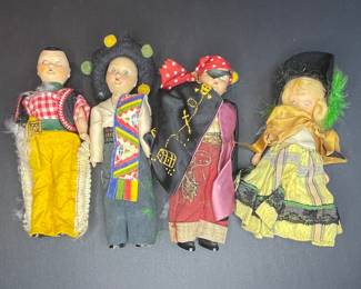 Vintage International Costume Dolls