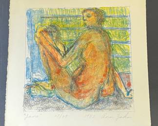 Ann Zahn "Jane" Lithograph, 1982