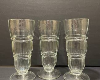 Vintage Ice Cream Soda Glasses