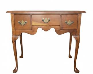 Vintage Queen Anne Style Lowboy Dressing Table