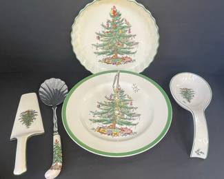 Cuthbertson and Spode Serving Pieces 