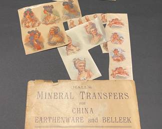 Hall's Mineral Transfers for China, Earthenware, and Belleek