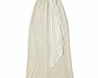 The Knit Group by E. Eysen Cream Knit Maxi Dress