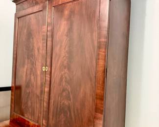 Antique English Empire cabinet. The Ralph Lauren look. 
