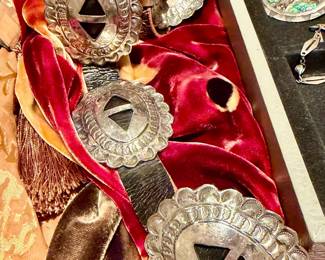 Sterling concho belt 
