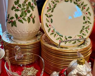 Lenox "Holiday" china.