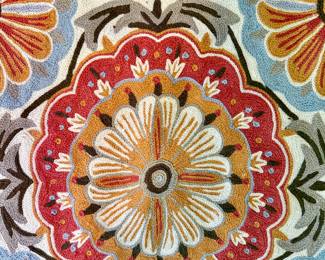 Anthropologie  crewel rug