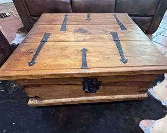 Rustic Sofa Table With Storage