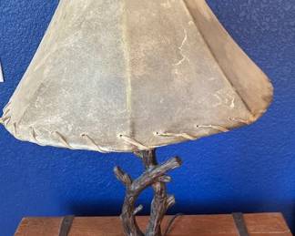 Rustic Tree Table lamp