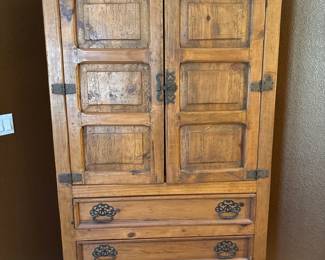 Rustic Southwest Clothing Armoire 