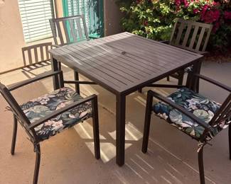 Patio Chairs  Table