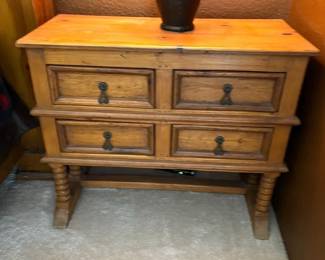 Pine, Distressed Side Table 