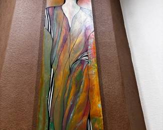 Colorful Lady Painting