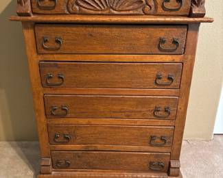 Distressed Tall Southwest Dresser