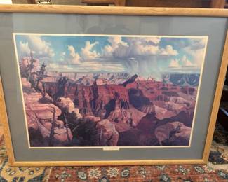 Framed North Rim Art Print
