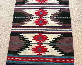 Small Wool Mexican Rug