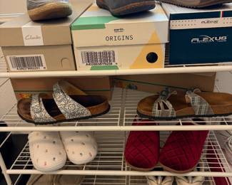 Large selection of ladies shoes sizes 6.5 to 7 