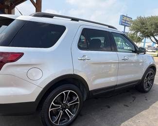 2014 Ford Explorer Sport for $11,500  OBO. (not subject to discount days) Priced to best offer. This vehicle has just over 101,000 miles, two previous owners, and a clear title in hand.  Key features and recent maintenance include:  - Engine & Performance: 3.5L V6 EcoBoost engine, four-wheel drive, and 22 MPG highway. - Condition: New brakes and a new windshield. - Interior & Technology: Three-row seating, power-adjustable seats, moonroof, and voice-activated navigation. - Convenience: Power liftgate, remote start, and two key fobs. - Exterior: Four doors and aluminum wheels.  