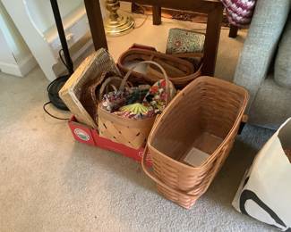Variety of baskets