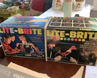 Hasbro Lite-Brite vintage  toy set.