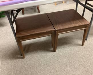 Two small side tables