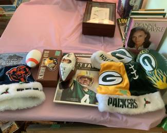Chicago Bears and Green Bay Packer memorabilia