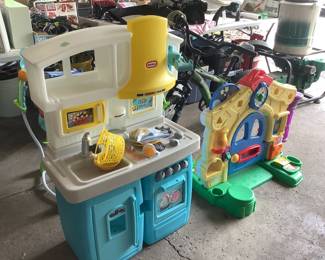 Larger fisher price toys
