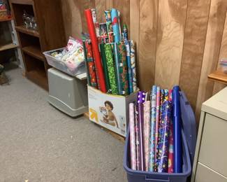 Lots of wrapping paper for all seasons
