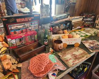 Autumn Decor, Nascar Collectibles, & More