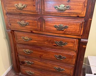 Solid wood dresser