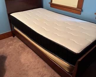 Twin antique bed