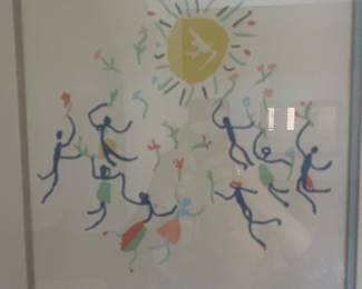 Picasso Lithograph 1957
