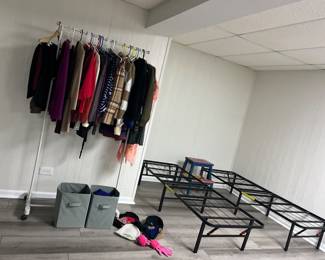 Twin Bed frames, Clothes